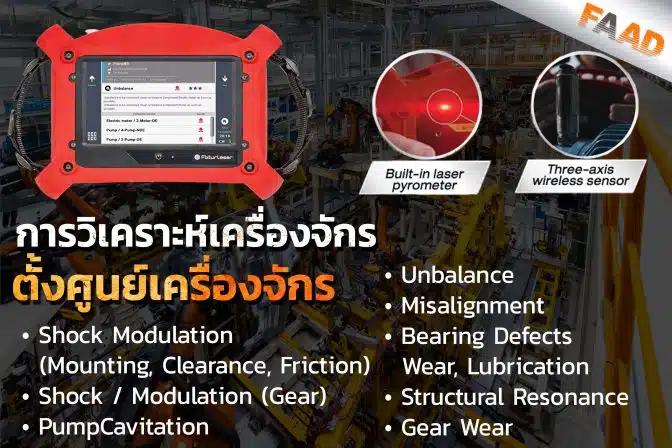 เครื่องมือวิเคราะห์ปัญหา Unbalance ,Misalignment